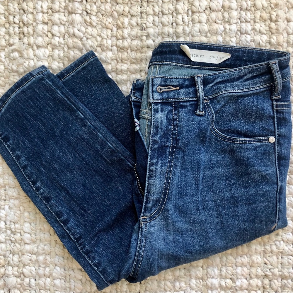 Anthropologie Super High Rise Skinny Jeans
